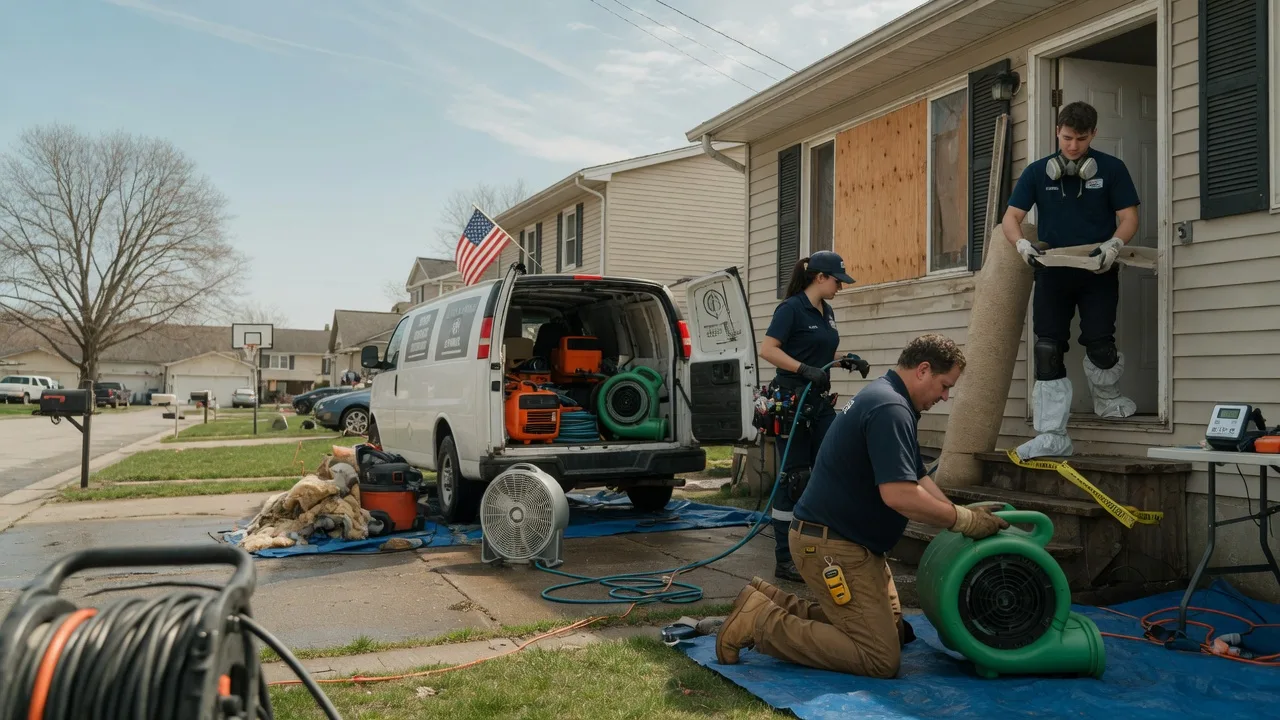 Water Damage Restoration in Mount Ayr, IN near me
